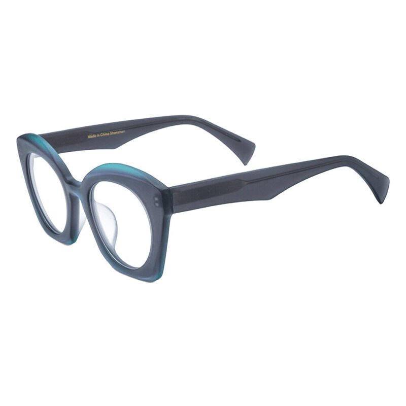 Faithe Cat Eye Grey Glasses