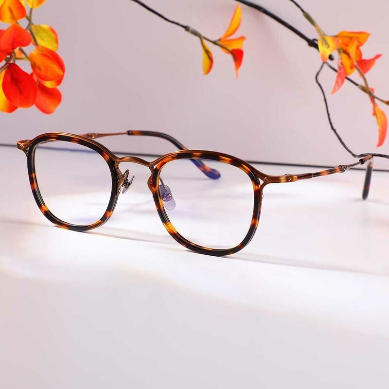 Dempsey Quadratische Schildkröte Brille