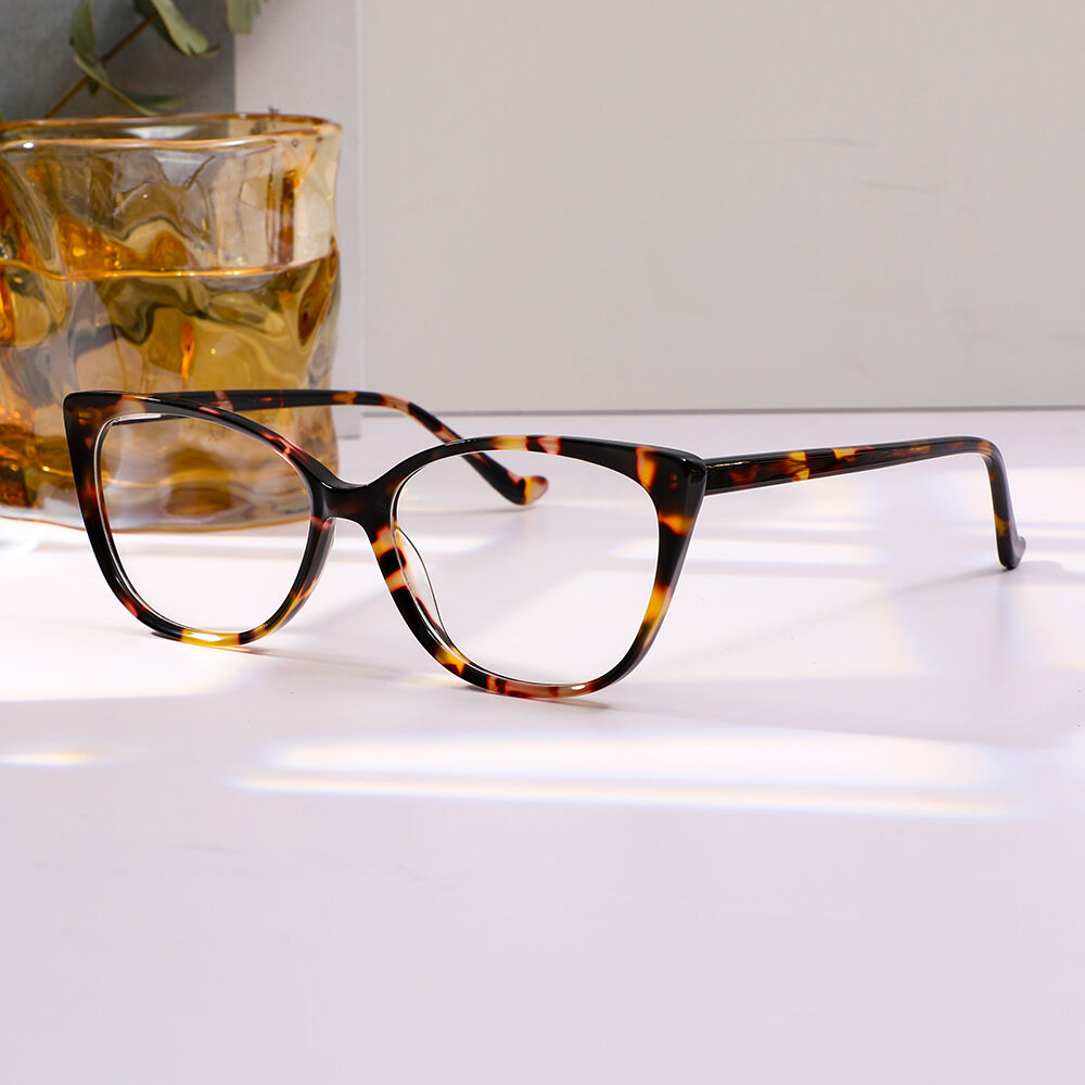 Rhys Cat Eye Brown Glasses