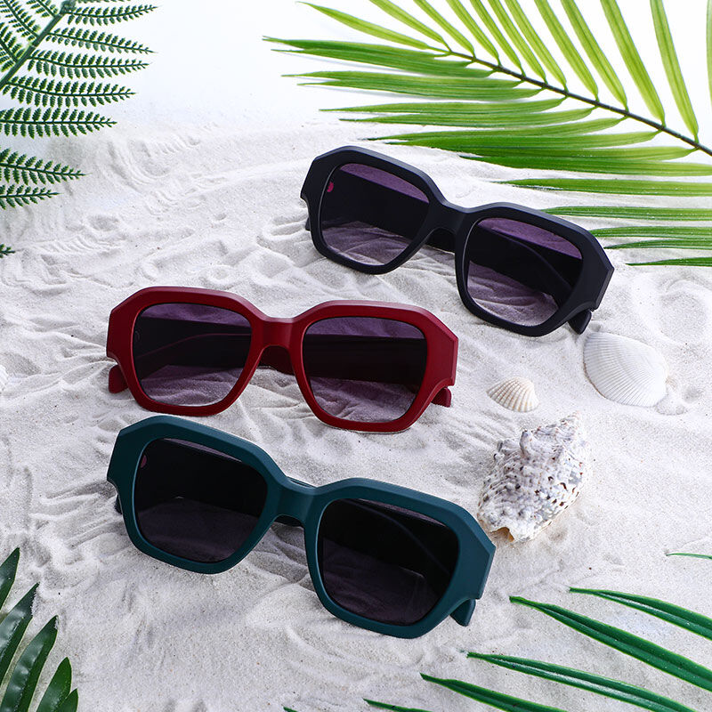 X Ray Square Red/Grey Gradient Sunglasses