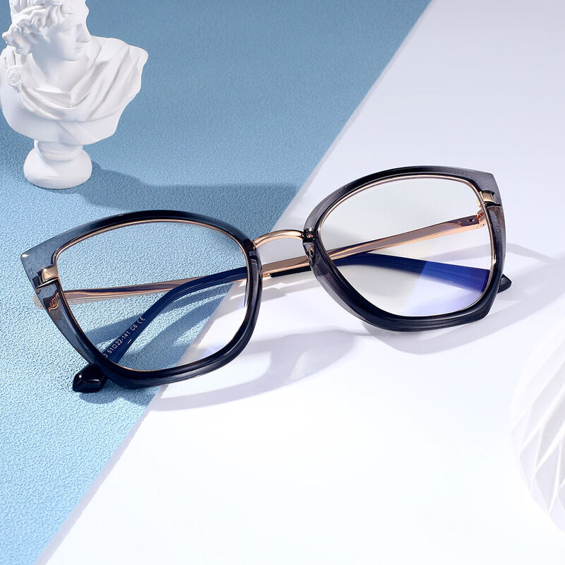 Jonsson Cat Eye Black Glasses