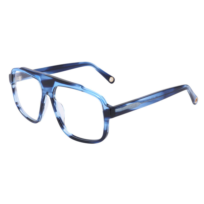 Minguell Aviator Blue Glasses