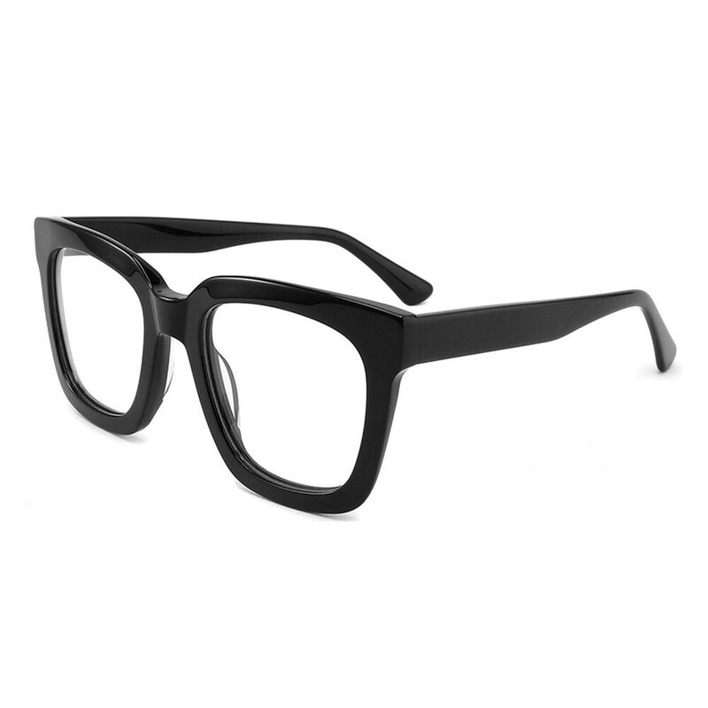 Gilla Quadratische Schwarze Brille
