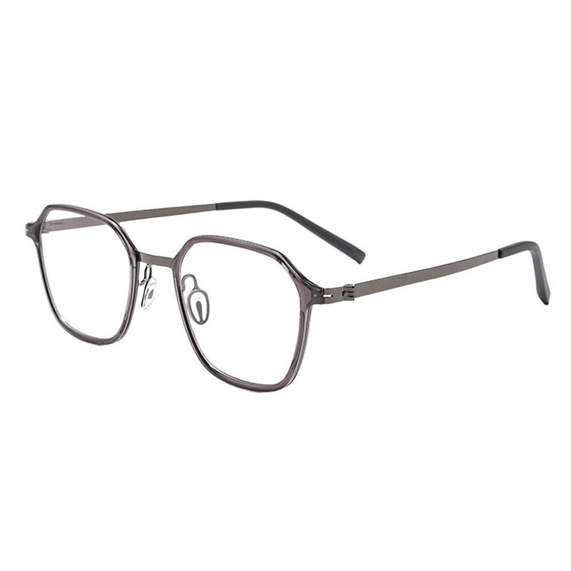 Coli Geometric Gray Glasses