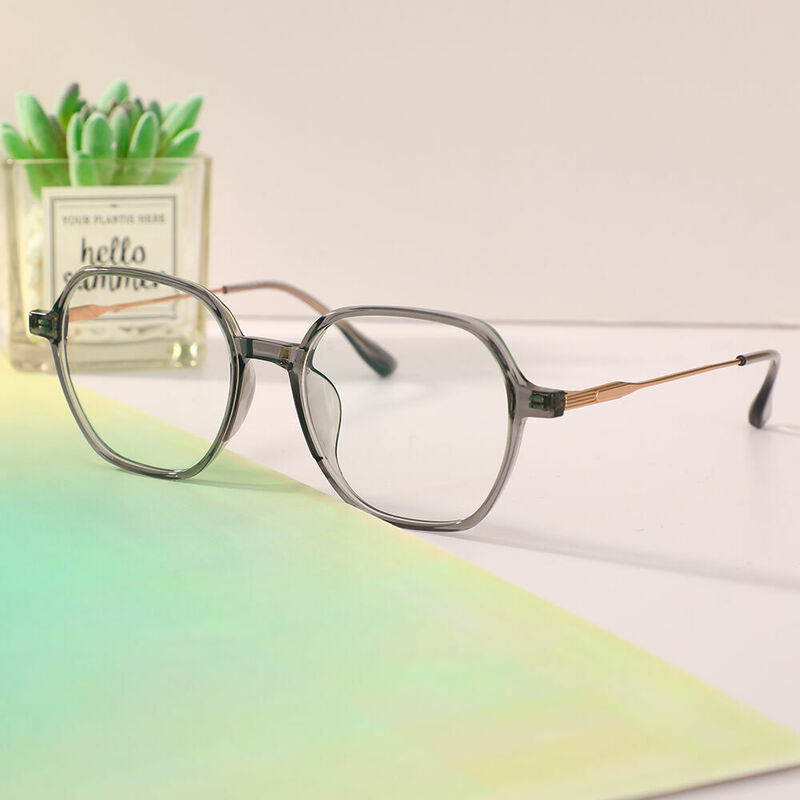 Virgil Geometric Gray Glasses