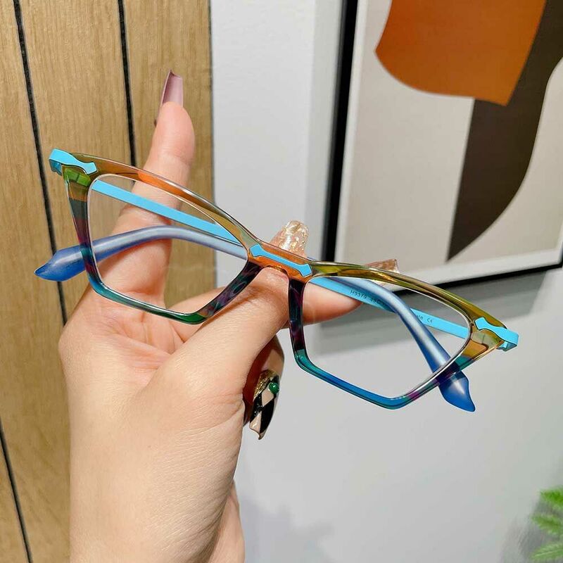 Joseph Cat Eye Brown Glasses