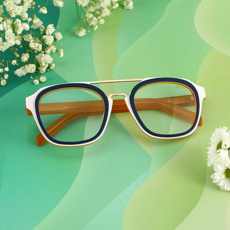 Remix Aviator Blue Glasses