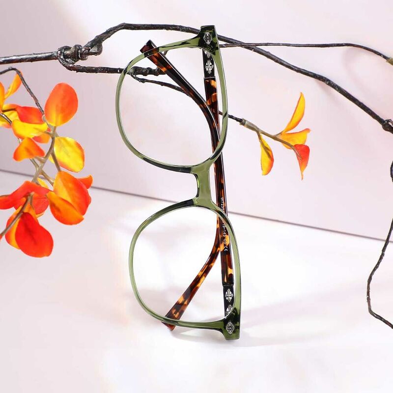 Marshall Square Green Glasses